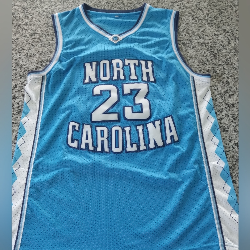 Throwback #23 Michael Jordan North Carolina Tar Heels NCAA Basketball Jersey Men